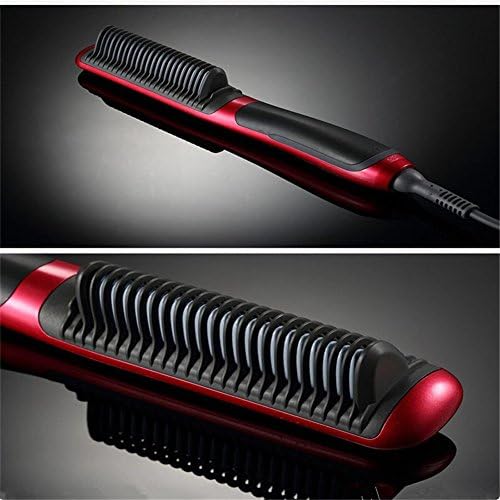 Seashinebeauty Professional Detangling Hair Brush Hair Styling Comb Digital Anti Static Anti-Scald Ceramic Heating Iron Hair Massage Straightening Irons
