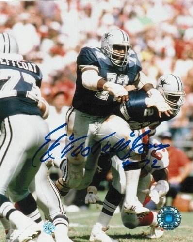 Ed ''TOO TALL'' Jones Dallas Cowboys Autographed/Hand Signed 8x10 Photo