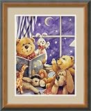 Teddy Bear Storytime Framed Art Print by Jerianne van Dijk,18.4 in. x 22.4 in. Framed