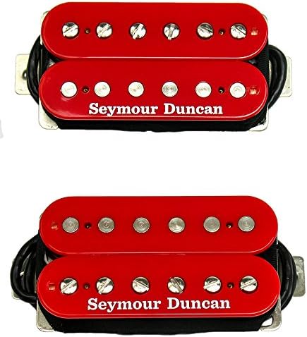 Seymour Duncan Hot Rodded Humbucker Pickup Set JB Bridge & Jazz Neck RED