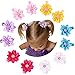 Roewell Baby Girl Boutique Grosgrain Ribbon Hair Bows Clips For Teens Kids Toddlers (6 Pairs)