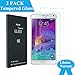 [Lifetime Warranty]ByBast Galaxy Note 4 0.3mm 9H Hardness HD Clear Screen Protector Anti-shatter Anti-fingerprint Tempered Glass Film For Note 4 [2 PACK]