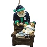 Seattle Mariners MLB Santa's Gift Tree Ornament