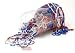 Forum Novelties Bucket of Patriotic Red White and Blue Beads 72 Pieces