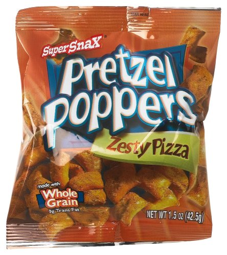 Pretzel Poppers Zesty Pizza, 1.5-Ounce Units (Pack of 100) by Pretzel Poppers