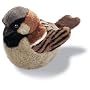 Plush House Sparrow Audubon Bird 5"