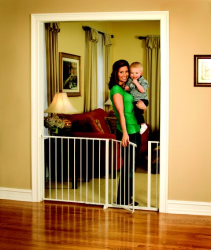 Regalo Maxi Super Wide Walk Thru Gate, White