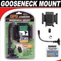 GPS Gooseneck Mount For The TomTom GO 720, 730, 740, 920, 930, 930T, 300, 500, 510, 630, Plus, Receiver GPS Systems