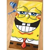 Spongebob Squarepant Grin Beach Bath Towel