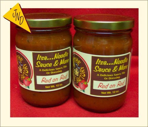 Noodle Sauce - Red on Red - 2-12 oz. Jars by J-N-D Company, Inc.