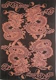 Bed Spread Double Four Dragon