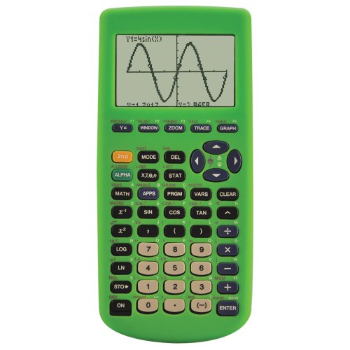 Guerrilla Green Silicone Case For Texas Instruments TI 83 Plus Graphing Calculator On Sale