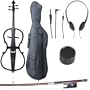 Cecilio 4/4 CECO-1BK Black Metallic Electric Cello with Ebony Fittings in Style 1 (Full Size) Cecilio 4/4 CECO-1BK Black Metallic Electric Cello with Ebony Fittings in Style 1 (Full Size)