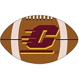 Fanmats Central Michigan Chippewas Football-Shaped Mats
