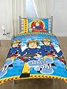 Fireman Sam Duvet Cover and Pillowcase Kids Bedding - Brand New Release