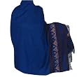 Elegant Shawls Tribal Embroidered Wool Wrap 80 x 40 inches (ktds517)