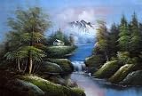 Rural Landscape in Early Spring Oil Painting 24 x 36 inches