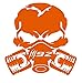UR Impressions IOrn Claw Marks 392 Piston Gas Mask Skull Decal Vinyl Sticker Graphics for Cars Trucks SUV Vans Walls Windows Laptop|Intense Orange|5.5 Inch|UR688-IO