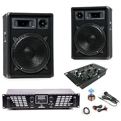 800W PA Musikanlage Boxen USB SD MP3 Verst�rker Mischpult Mixer DJ-634