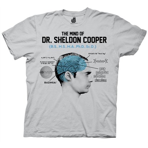 Big Bang Theory The Mind of Dr. Sheldon Cooper T-Shirt