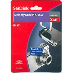 SanDisk Memory Stick Pro Duo Speicherkarte 2GB (Retailverpackung)