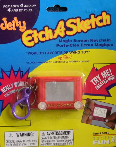 Childrens Toyshop  Toys : Jelly Etch A Sketch Magic Screen Keychain