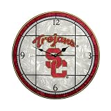 USC 12" Art Glass Clock
