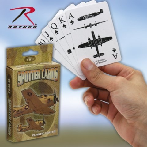 Sales 577 WWII SPOTTER PLAYING CARDS ''CE''