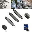 Slim Neutral Graufilter Set 77mm bestehend aus ND8, ND64, ND1000 Filtern 77mm inkl. Stack Cap Filtercontainer + Pro Lens Cap mit Innengriff