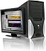 PC Hardware : CybertronPC Barebones/Intel Pentium D 805 2.66GHz Dual Core Processor /Intel BOXD102GGC2L Motherboard /512MB DDR2 PC-4200 Memory /ATI Radeon Xpress 200 Onboard 3D Video Graphics /High Definition 3D Audio onboard /10/100 Network Interface /Apex Mid Tower chassis /350 Watt Power Supply /(6) USB 2.0 ports(2) Front USB Access (4) Back ports /ATI Radeon Xpress 200 & IXP 450 Chipset/2x 240pin DIMM slots - max capacity 2GB /Slots: 1x PCI Express x16/1x PCI Express x1/2x PCI