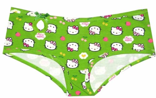 Hello Kitty - Cute Expressions Green Bikini Panty for women