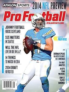 2014 Athlon Sports NFL Pro Football Magazine Preview- San Diego Chargers Cover