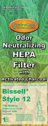 bissell style 12 hepa filter by envirocare