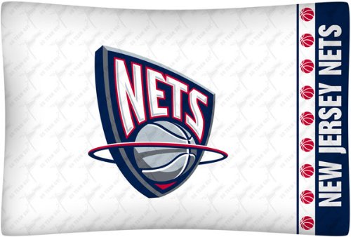 New Jersey Nets Micro Fiber Logo Pillow Case