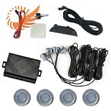 51NiSiRMR5L. SL160  4 Parking Sensors Car Reverse Backup Radar Sound Alert Buzzer Security Alarm titanium gery