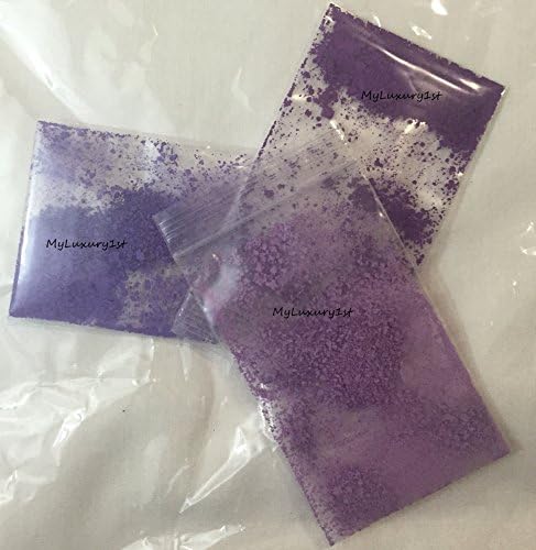 Lot of 3 Matte Purple Ultramarine Soap & Cosmetic Making 1g Sample Colorants in Orchid Violet Lavender 1 Grams Baggies