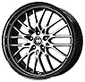 Konig Lace Black Wheel with Machined Face (17x7"/5x100mm)