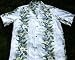 Apparel : Rayon Hawaiian shirt, White Lei
