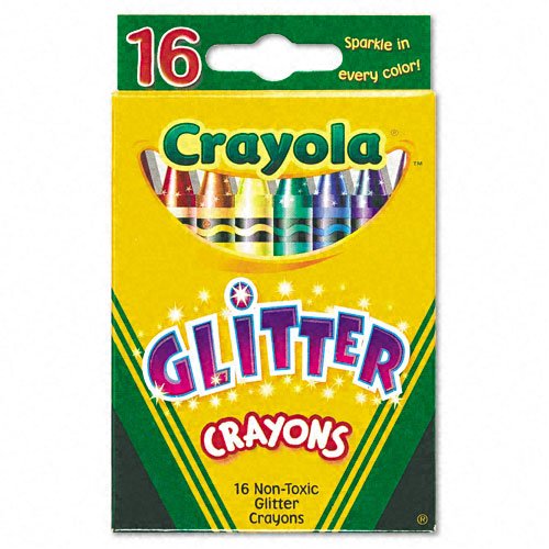 Glitter Crayons 16-Pack