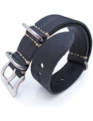 22mm MiLTAT G10 Grezzo Zulu watch strap Black BL