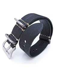 20mm MiLTAT G10 Grezzo Zulu watch strap Black BL