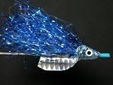 NEW FLIES Pearlescent Nuclee-r UVA Holographic & Glow in Dark Sinking Sharkskin Head Tube & Trolling Boogie Fly #147