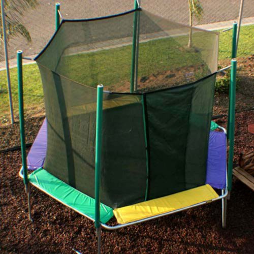 SportsTramp 12 FT Hexagon Trampoline with Safety Cage