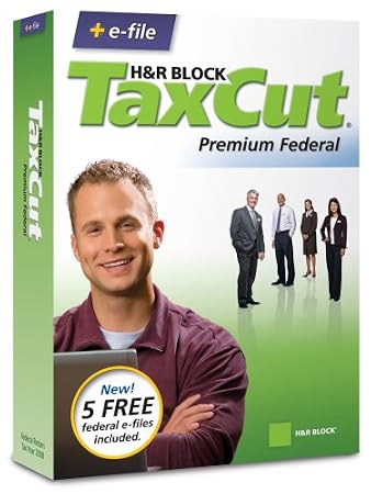 H&R Block TaxCut 2008 Premium Federal + e-file [OLD VERSION]