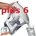 WAL - Wasserfilterkaraffe plus 6 Wasserfilterpatronen