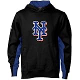 Majestic New York Mets Youth Black Cooperstown The V Hoody Sweatshirt