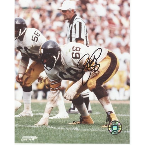 LC Greenwood Autographed Pittsburgh Steelers (3-point stance) 8x10 Photo