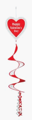 Beistle - 70695 - Happy Valentines Day Wind-Spinner- Pack of 12