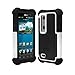 Ballistic Shell Gel (SG) Series for LG Optimus 3D / LG Thrill 4G - Black / White