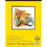 Bee Paper Bleedproof Marker Pad, 8-1/2-Inch by 11-Inch ~ Bee Paper Company